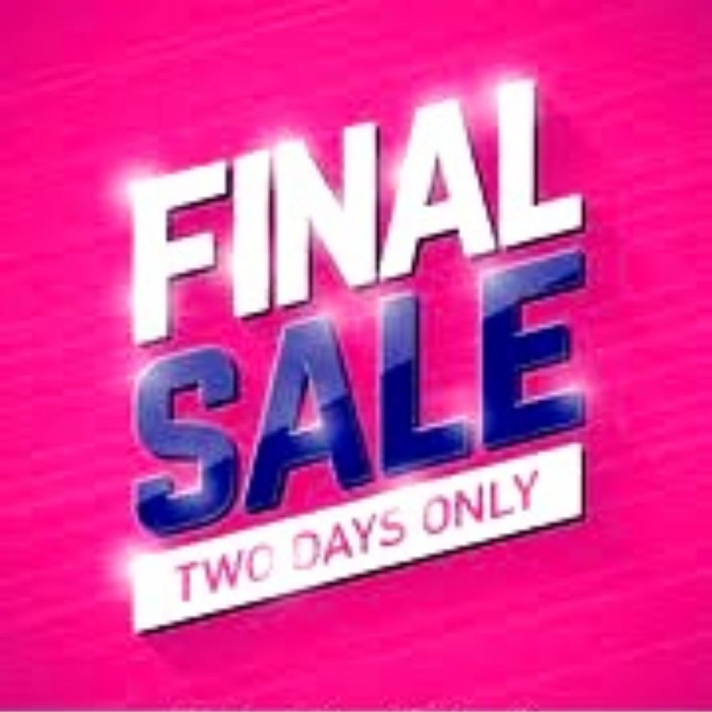 !!!FINAL SALE!!! 2 Days Only! Extra discount!
